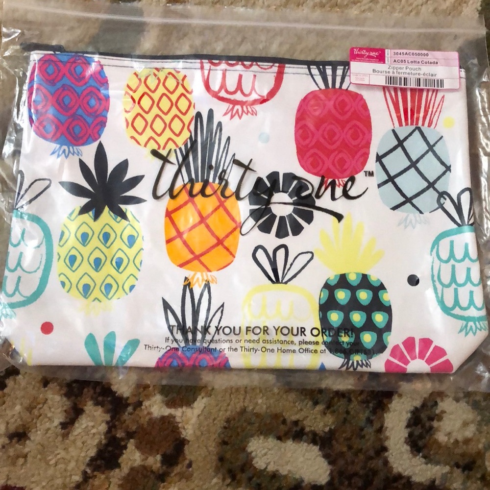 Thirty one zipper pouch & mini zipper pouch